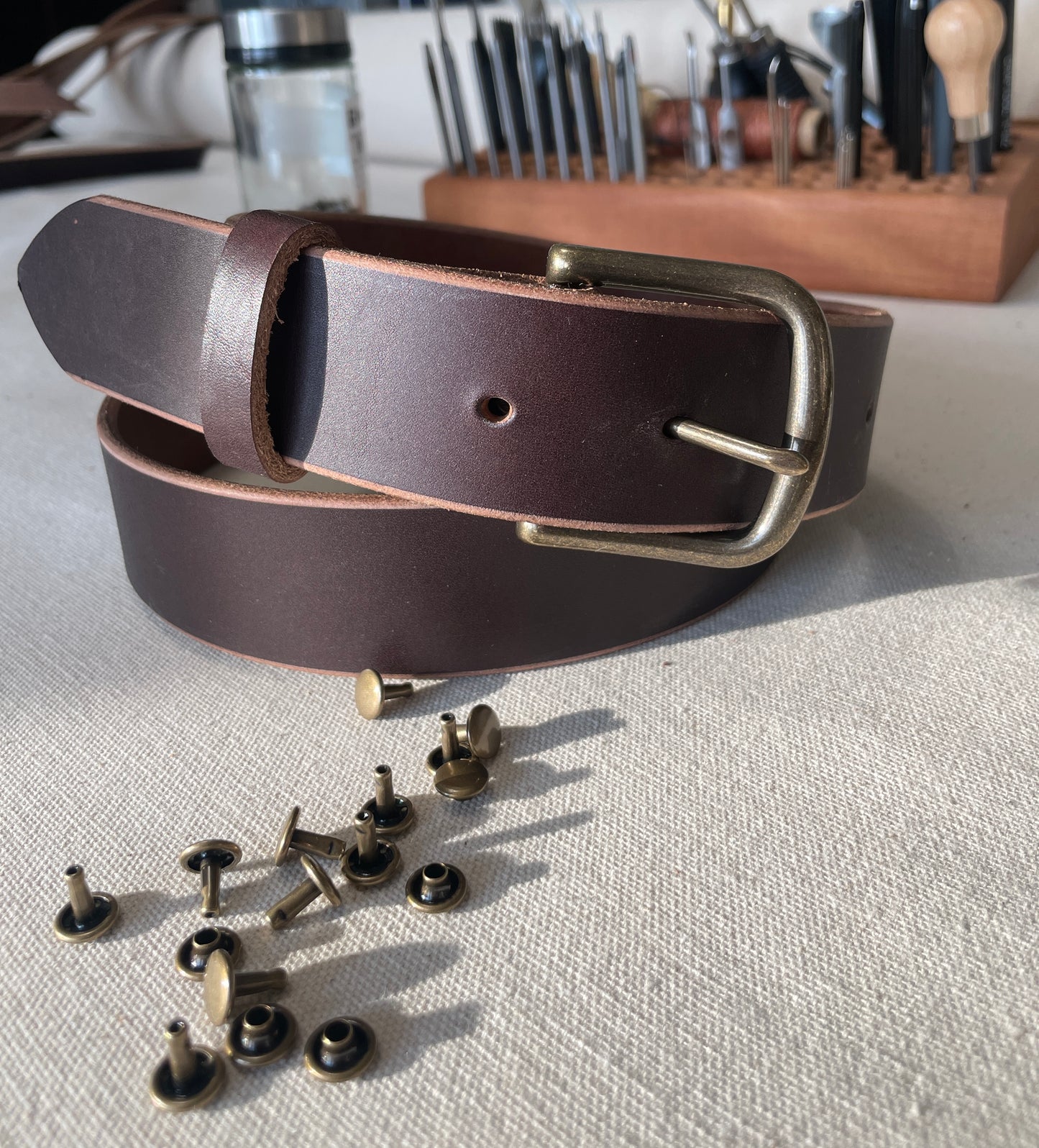 Leather Belt - Espresso