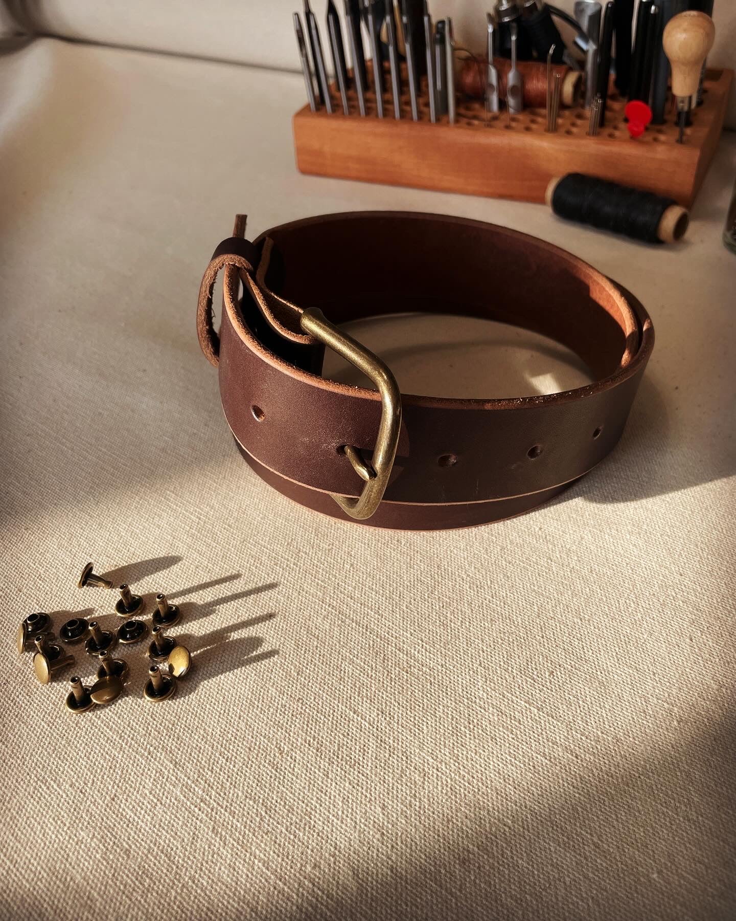 Leather Belt - Espresso