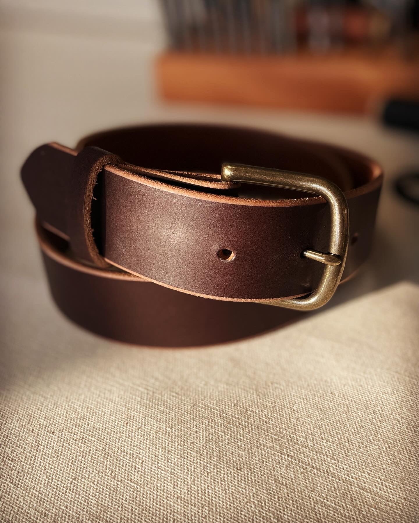 Leather Belt - Espresso