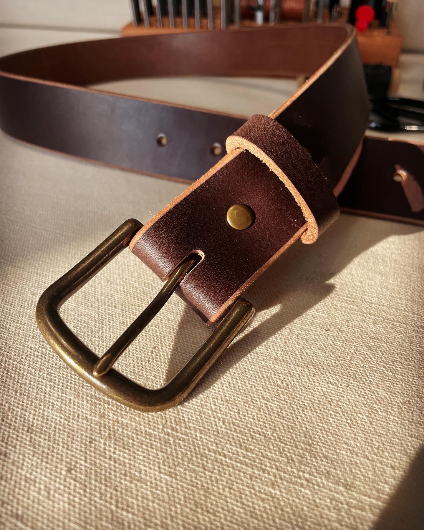 Leather Belt - Espresso