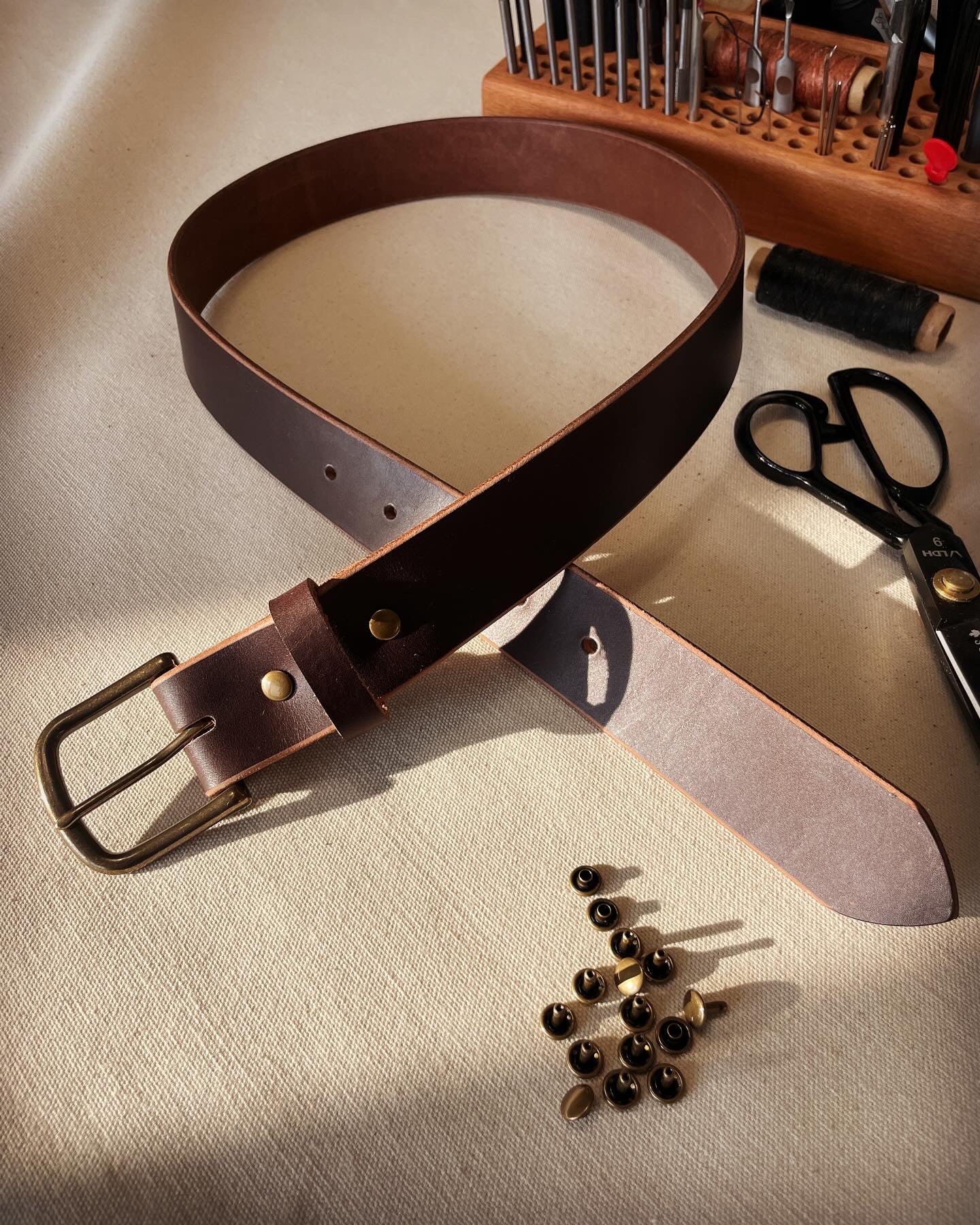 Leather Belt - Espresso